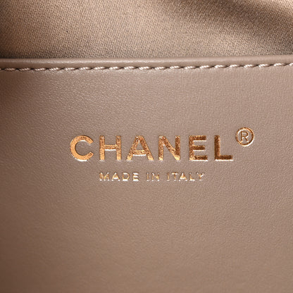 Chanel Suede Quilted Small Chanel 25 Handbag Dark Grey 6 of 12