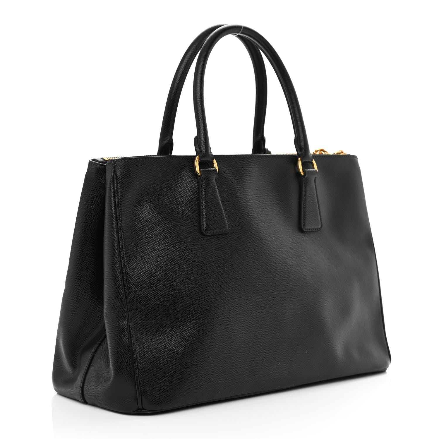 Prada Saffiano Medium Galleria Double Zip Tote Black 3 of 10