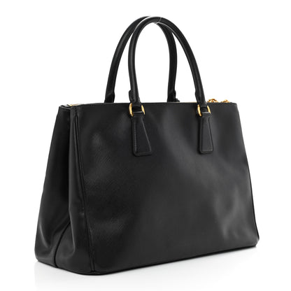 Prada Saffiano Medium Galleria Double Zip Tote Black 3 of 10