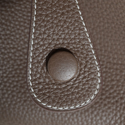 Hermes Taurillon Clemence Evelyne III GM Etoupe 13 of 16