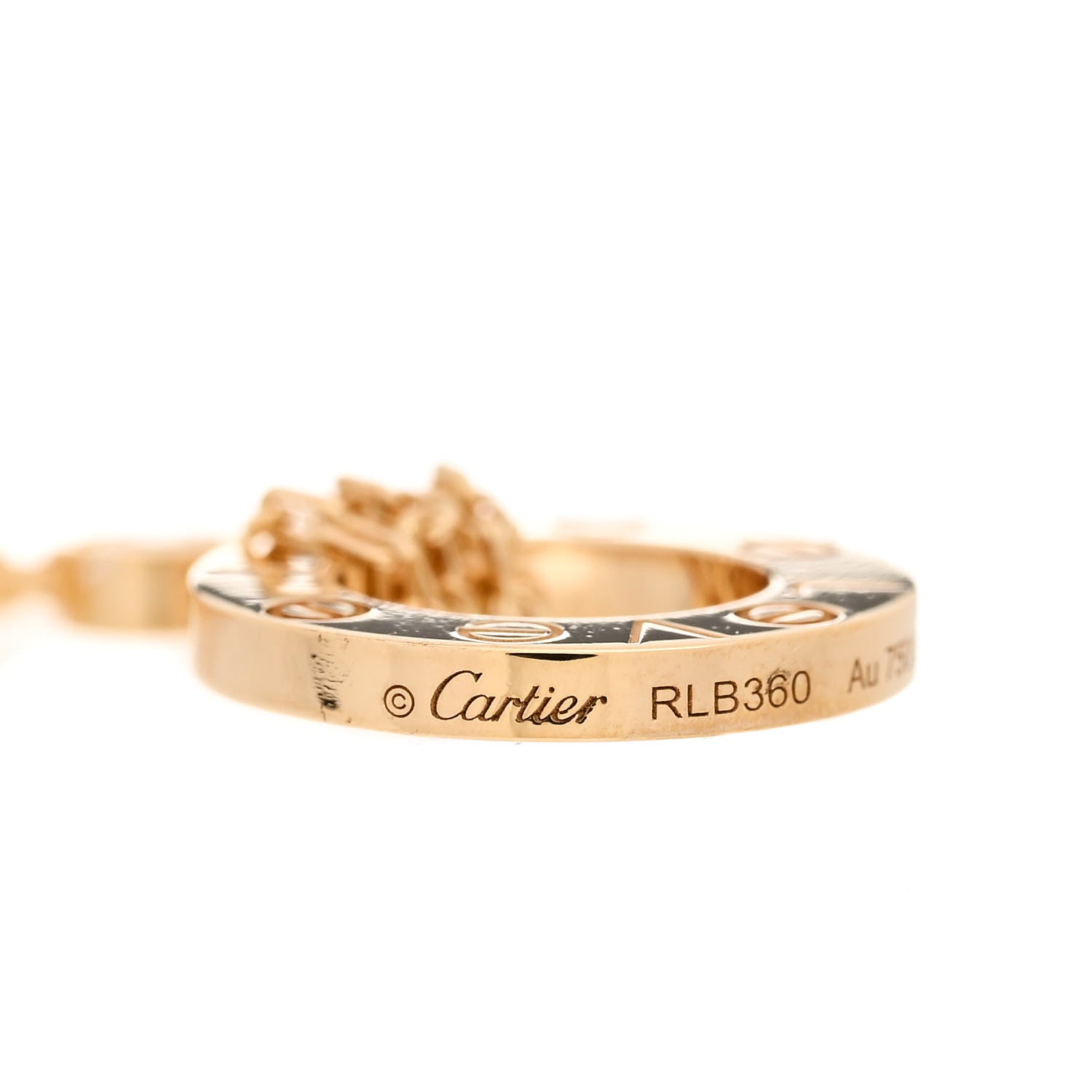 Cartier 18K Yellow Gold Diamond LOVE Bracelet 3 of 5