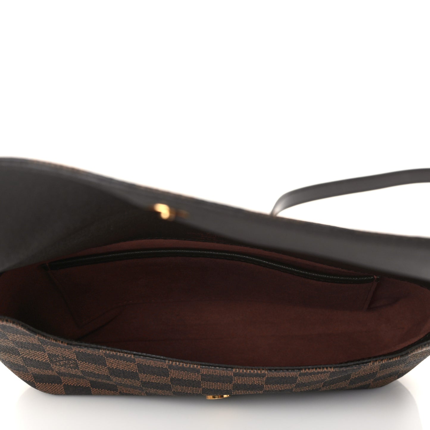 Damier Ebene Musette Tango Long Strap