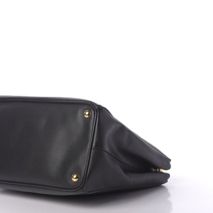 Prada Saffiano Large Galleria Double Zip Tote Black 7 of 10