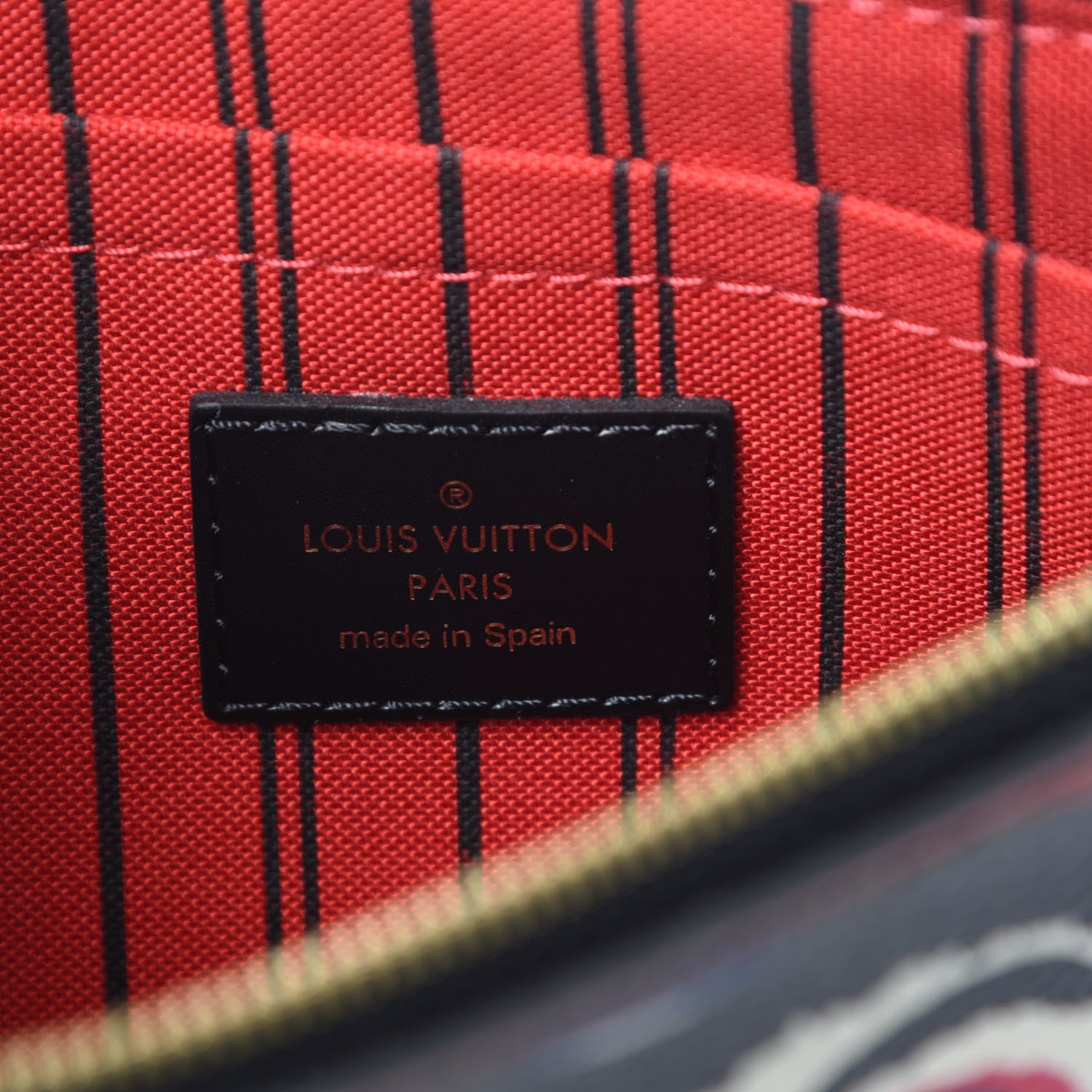 Louis Vuitton Reverse Monogram Kabuki MM GM Pochette 6 of 8