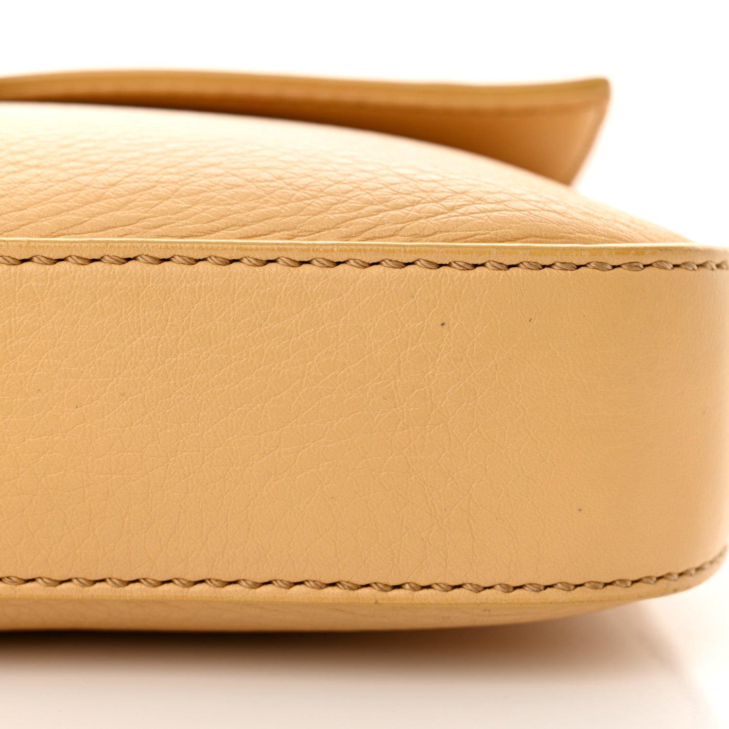 Fendi Vitello Enamel Interchangeable Strap Baguette Giallo Alchemy 14 of 14