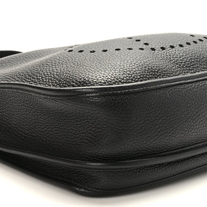 Hermes Taurillon Clemence Evelyne III PM Black 8 of 10
