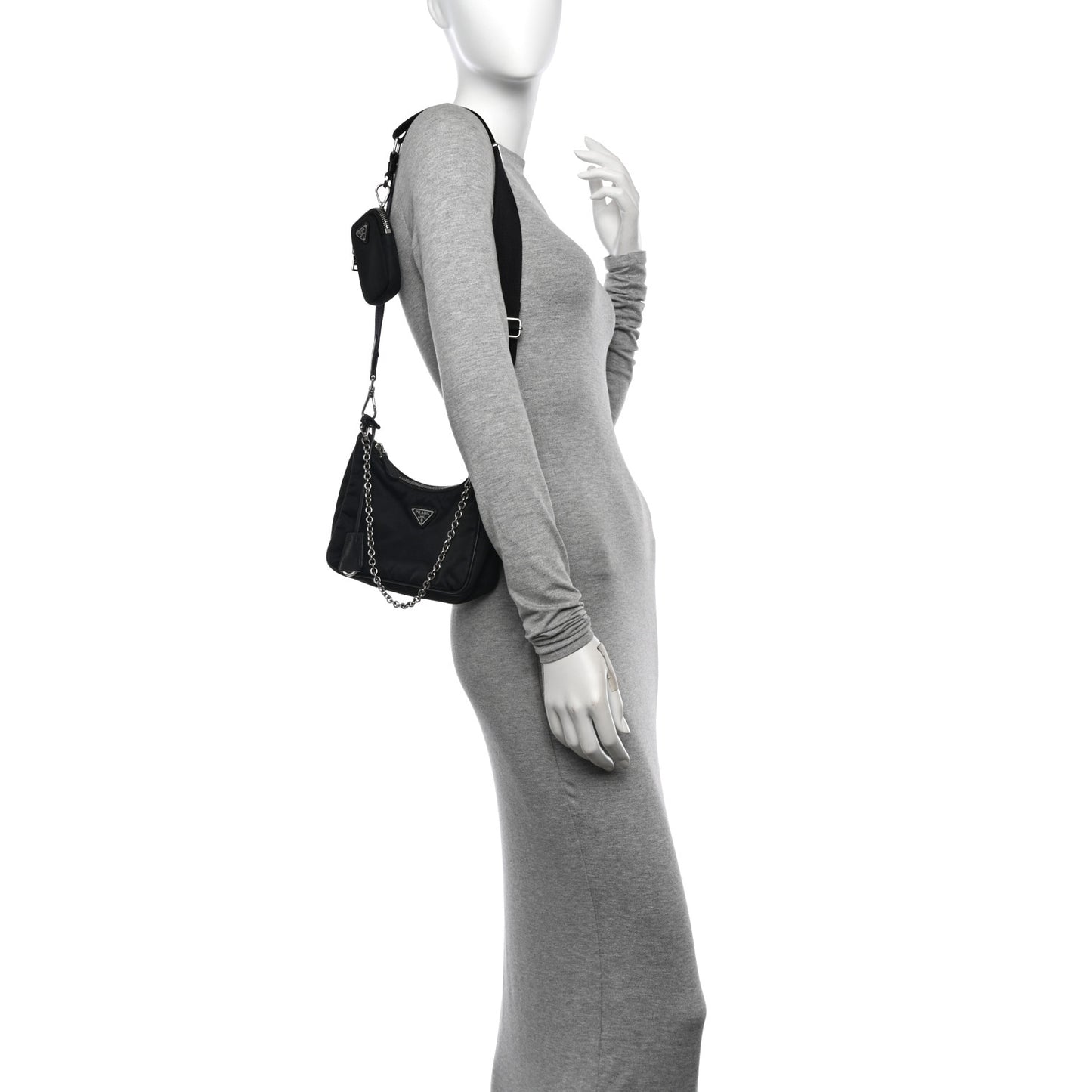 Nylon Re-Edition 2005 Shoulder Bag Black