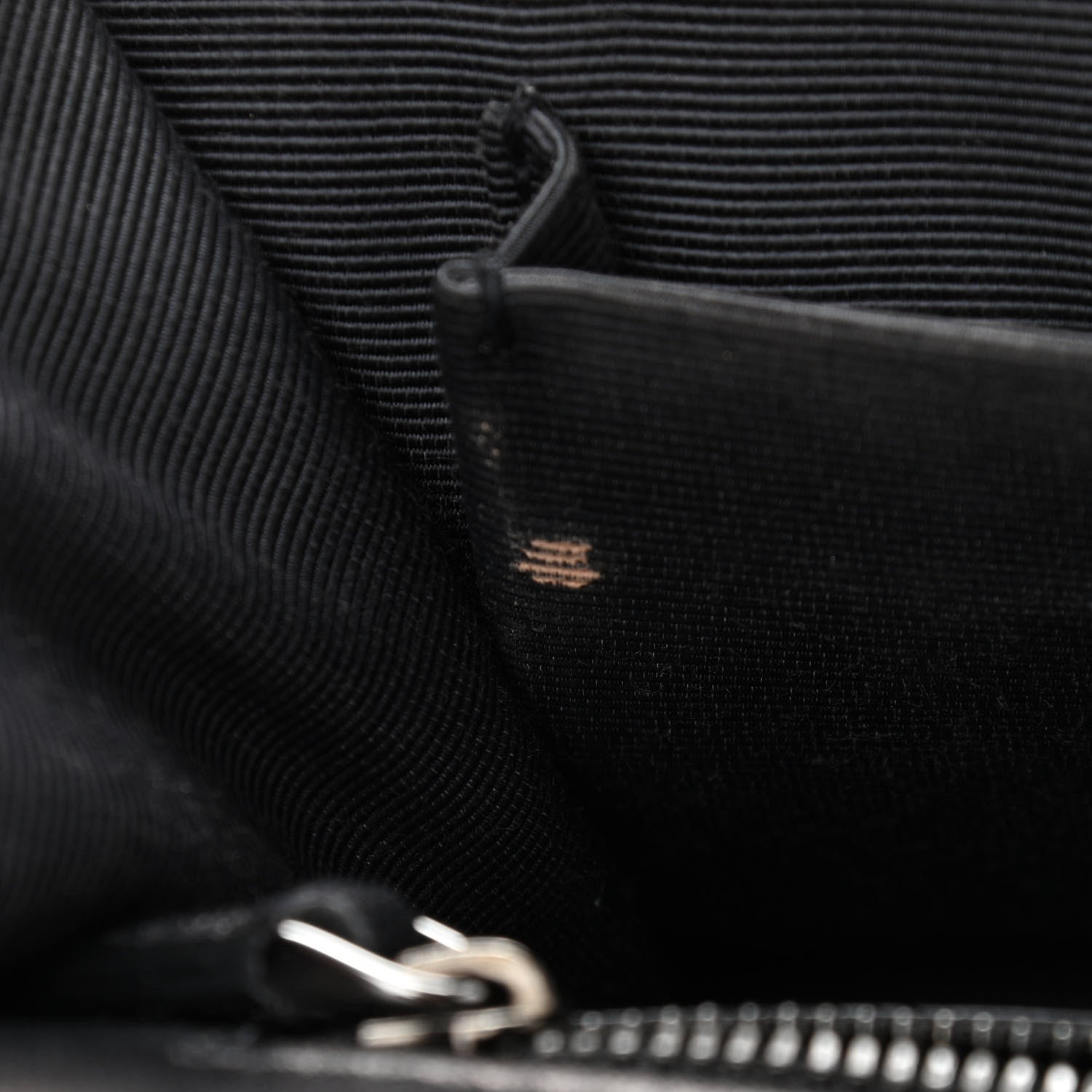 Christian Dior Crackled Deerskin Medium Diorama Flap Bag Black 11 of 11