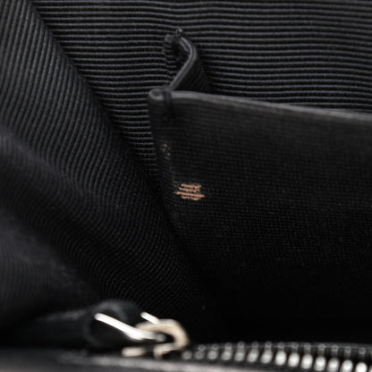 Christian Dior Crackled Deerskin Medium Diorama Flap Bag Black 11 of 11