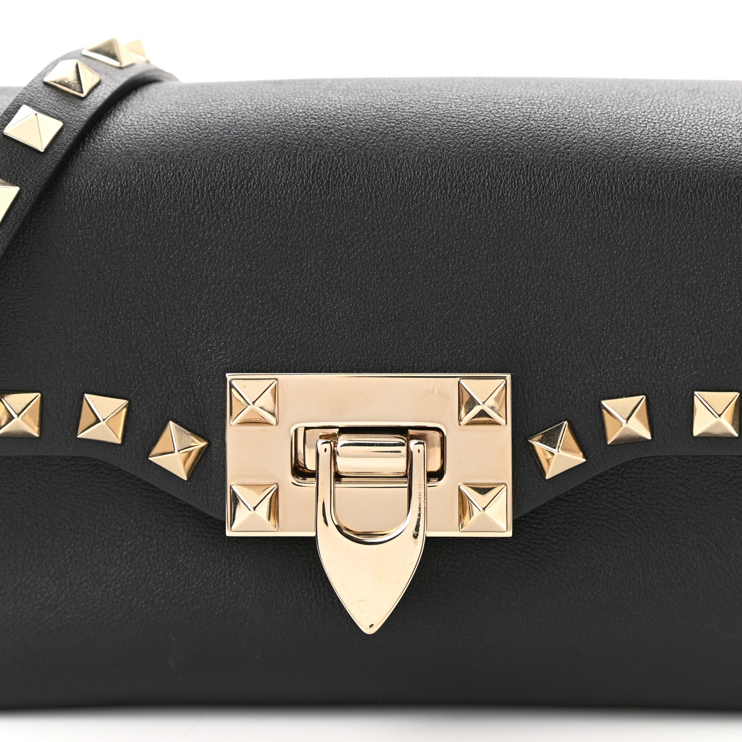 Valentino Garavani Vitello Mini Rockstud Crossbody Bag Black 7 of 9