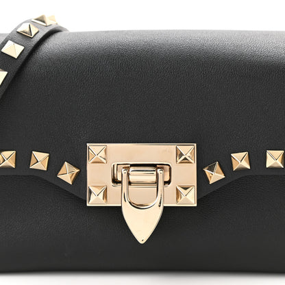 Valentino Garavani Vitello Mini Rockstud Crossbody Bag Black 7 of 9