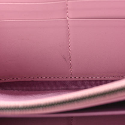Gucci GG Supreme Monogram Strawberry Zip Around Wallet Light Pink 12 of 15