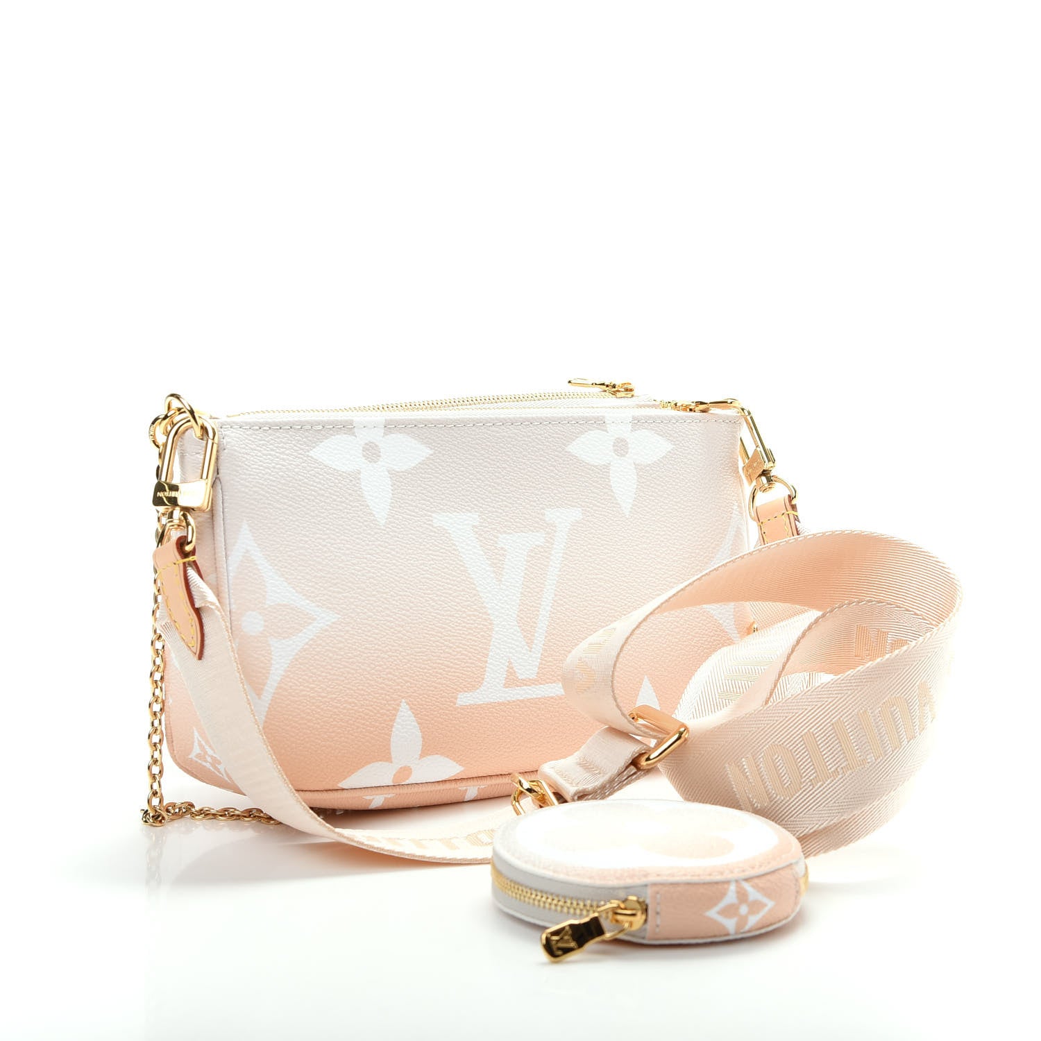 Louis Vuitton Monogram Giant By The Pool Multi Pochette Accessories Brume 3 of 9