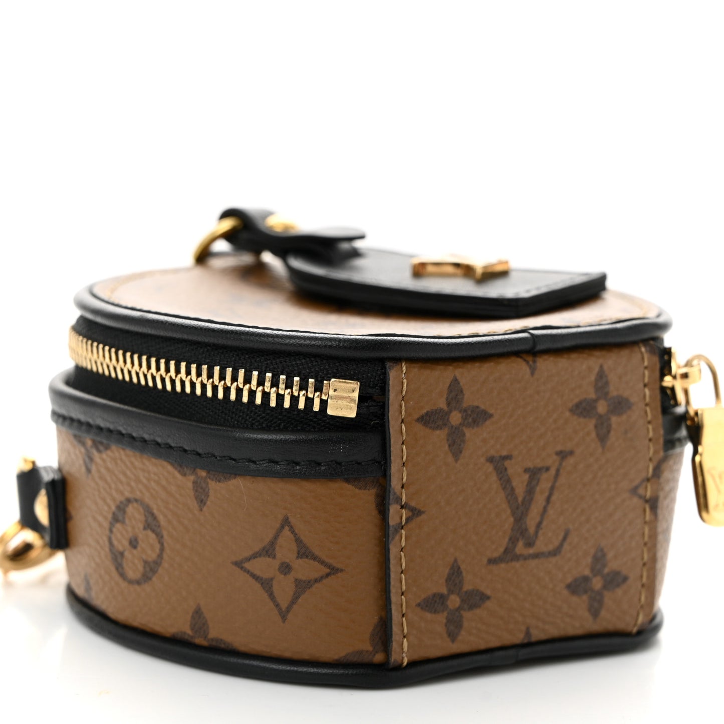 Reverse Monogram Boite Chapeau Necklace