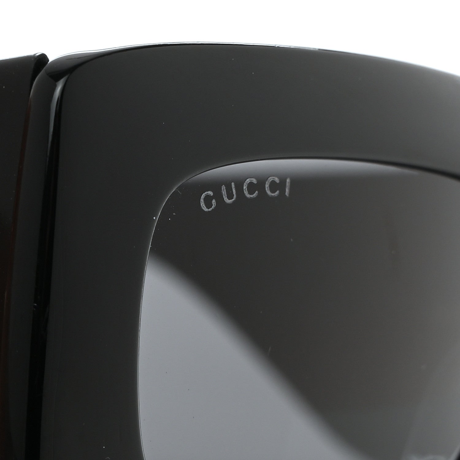 Gucci Acetate Rectangular Sunglasses GG0811S Black 7 of 7