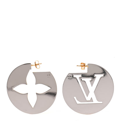Louis Vuitton Perfect Match Earrings Gold Silver 5 of 5