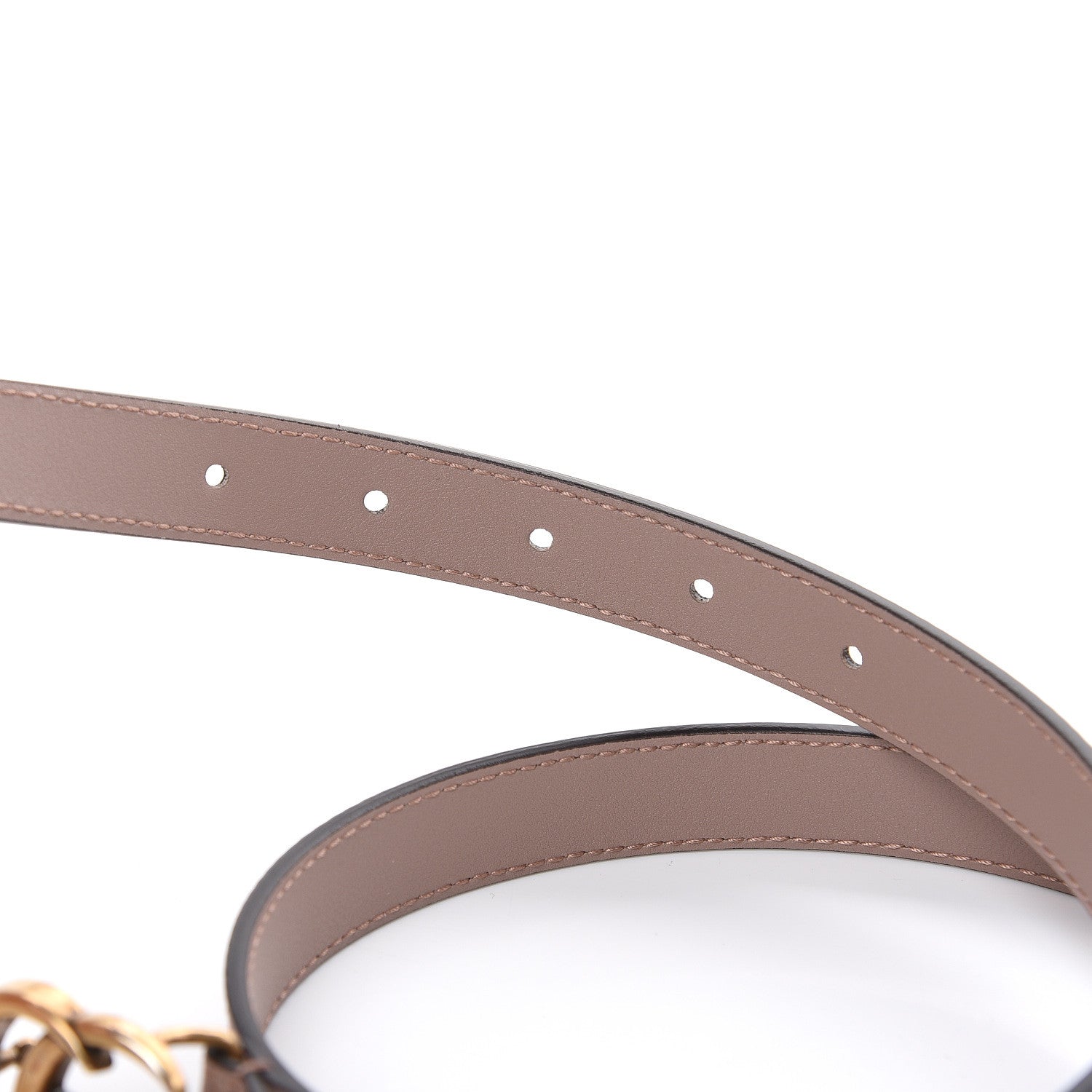 Gucci Calfskin Double G 20mm Belt 80 32 Porcelain Rose 4 of 6