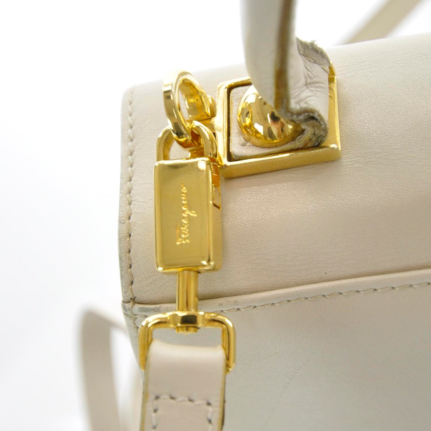 SALVATOREFERRAGAMOLeatherGanciniShoulderBag