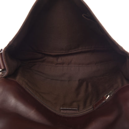 Gucci Guccissima Flap Messenger Bag Dark Brown 5 of 27