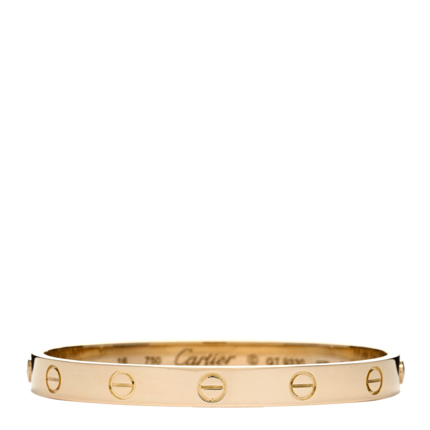 18K Yellow Gold LOVE Bracelet 16