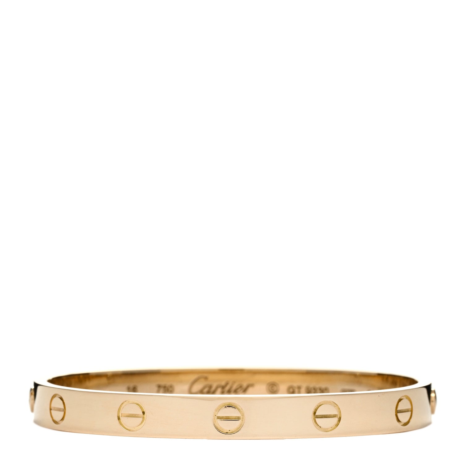 Cartier 18K Yellow Gold LOVE Bracelet 16 1 of 4
