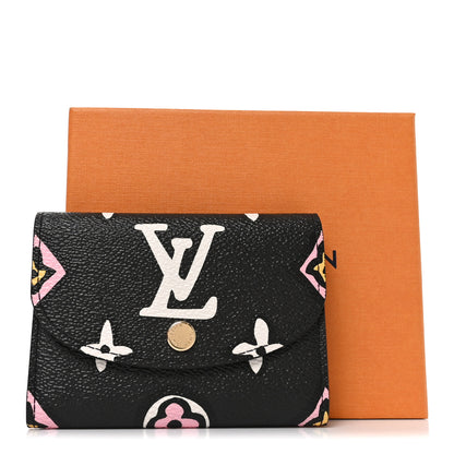 Louis Vuitton Monogram Giant Wild At Heart Rosalie Coin Purse Black 7 of 7