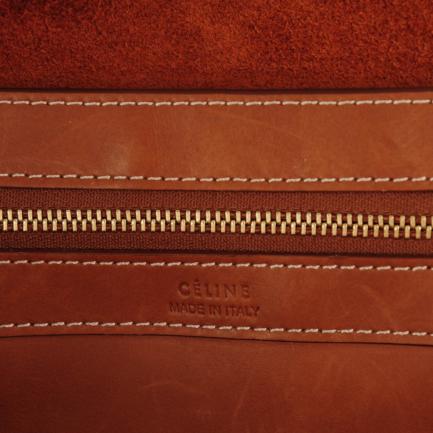 Celine Natural Calfskin Medium Cabas Phantom Tan 6 of 8