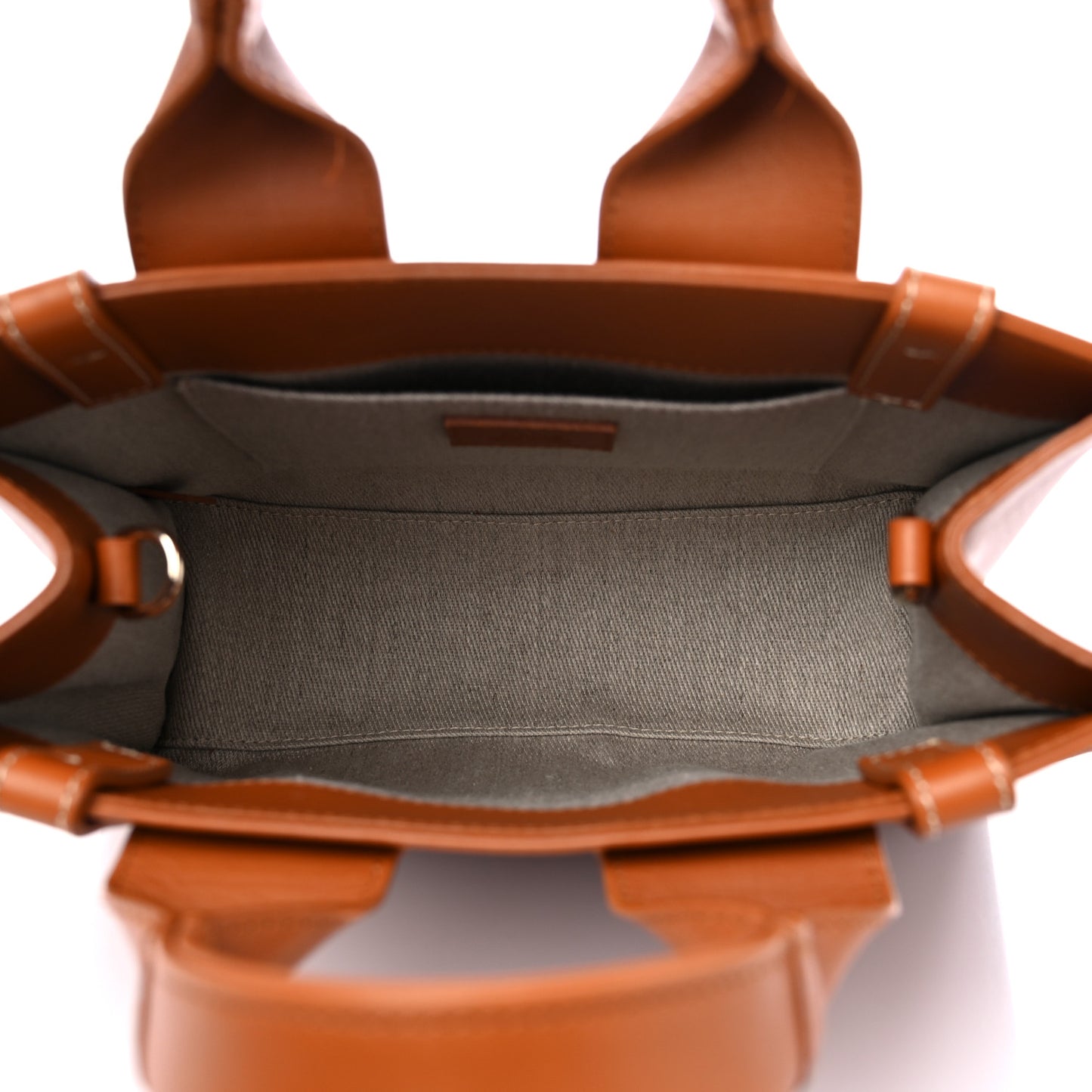 Calfskin Small Woody Tote Caramel