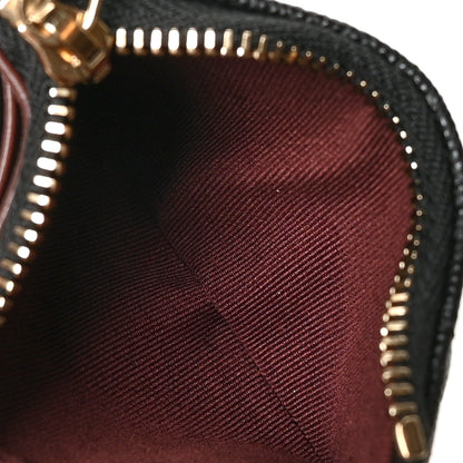 Chanel Caviar Quilted Compact Zipped Pocket Wallet Black 6 of 10