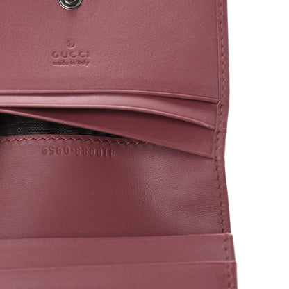 Gucci GG Supreme Monogram Blooms Card Case Beige Multicolor Dry Rose 7 of 7
