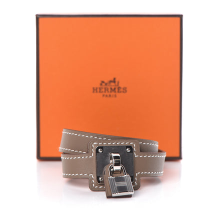 Hermes Swift O'Kelly Double Tour Bracelet T2 Etoupe 6 of 6