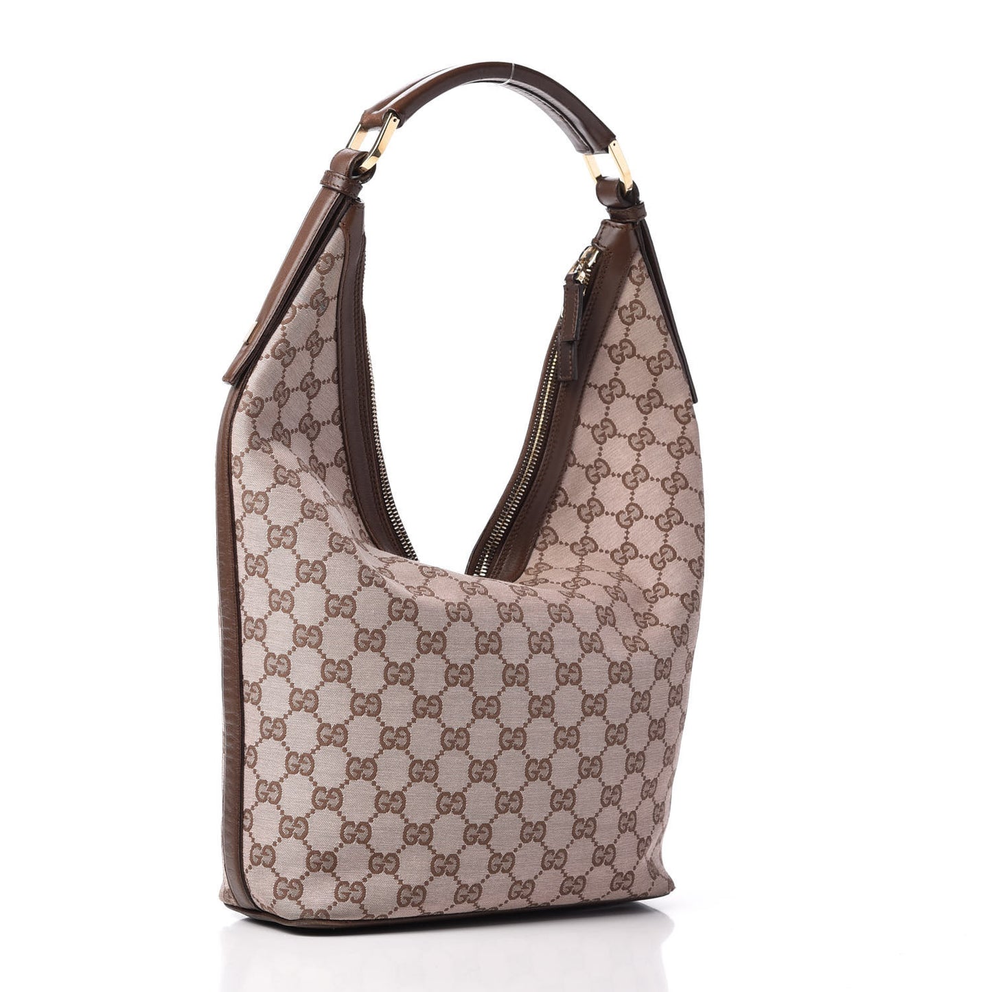 Monogram Hobo Dark Brown