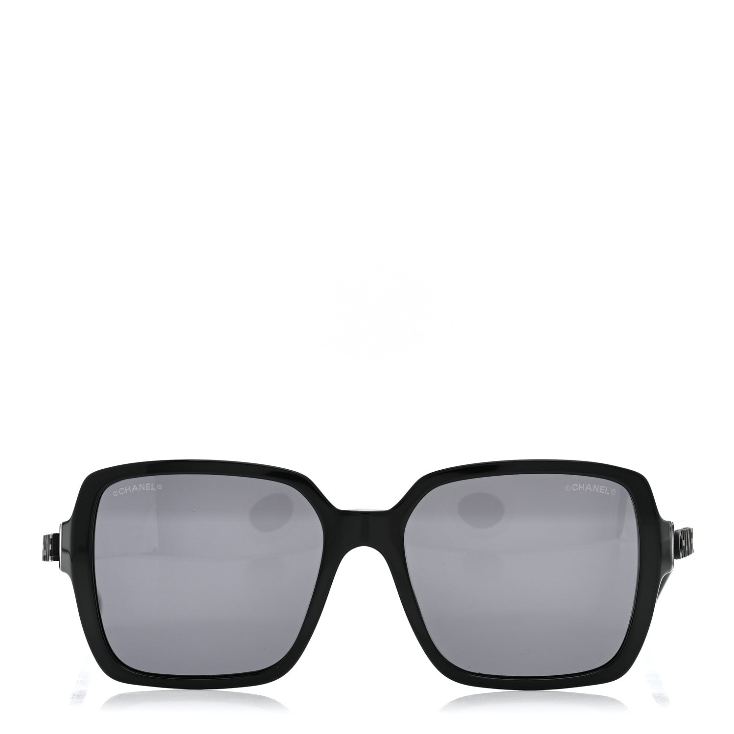 Chanel Acetate Square Sunglasses 5408 Black 2 of 7
