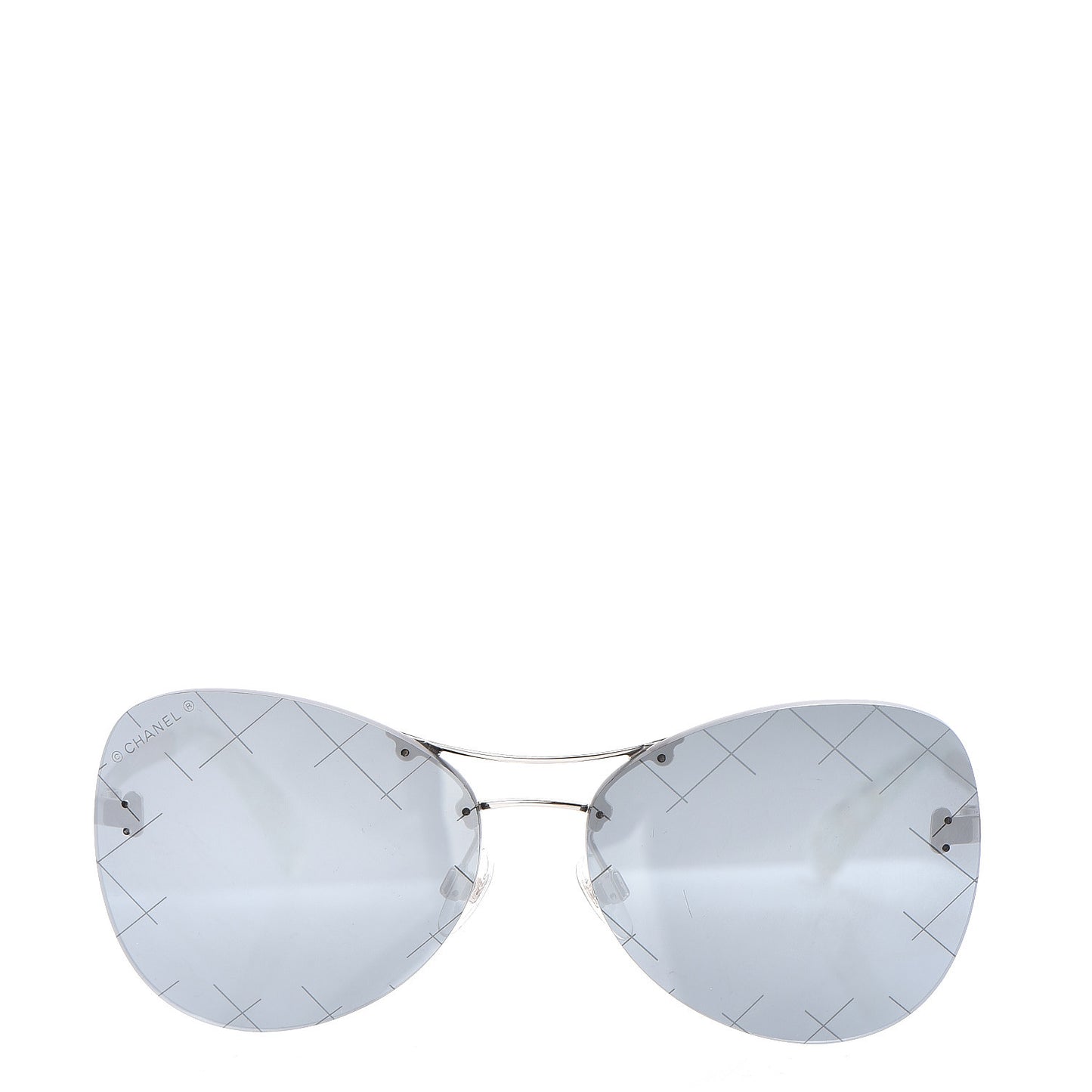Pilot Aviator Sunglasses 4218 Silver