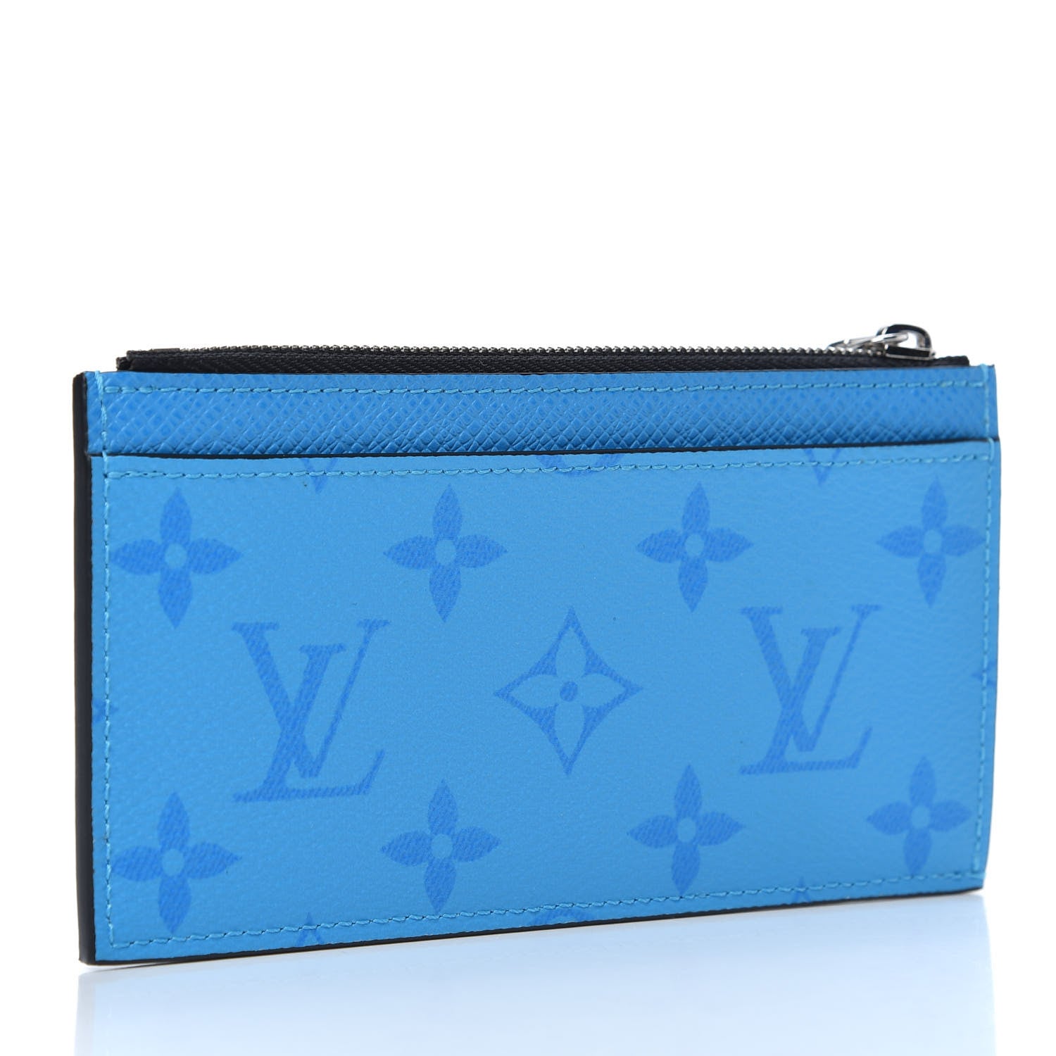 Louis Vuitton Taigarama Coin Card Holder Blue Lagoon 3 of 7