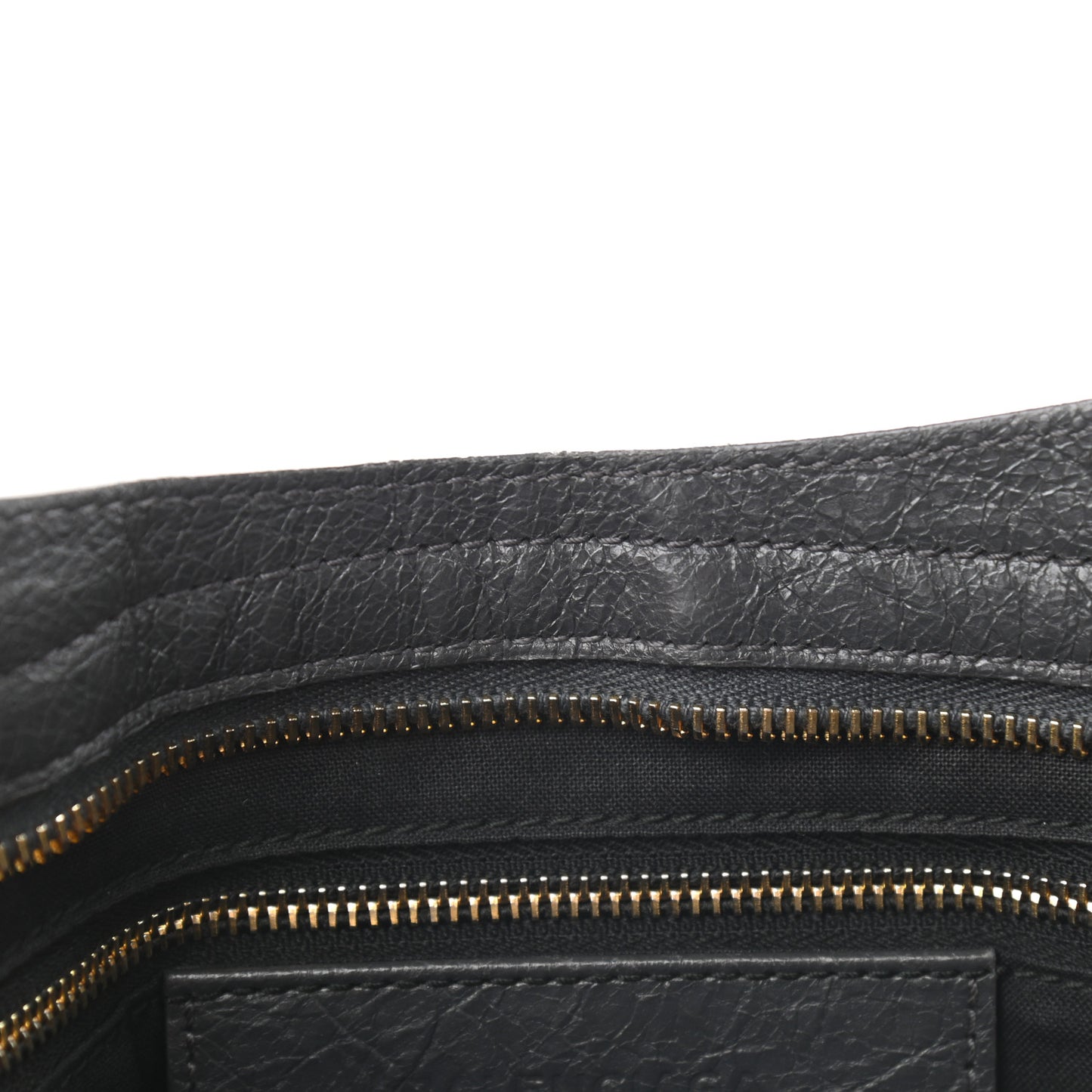 Agneau Classic Gold Hardware S City Gris Fossile