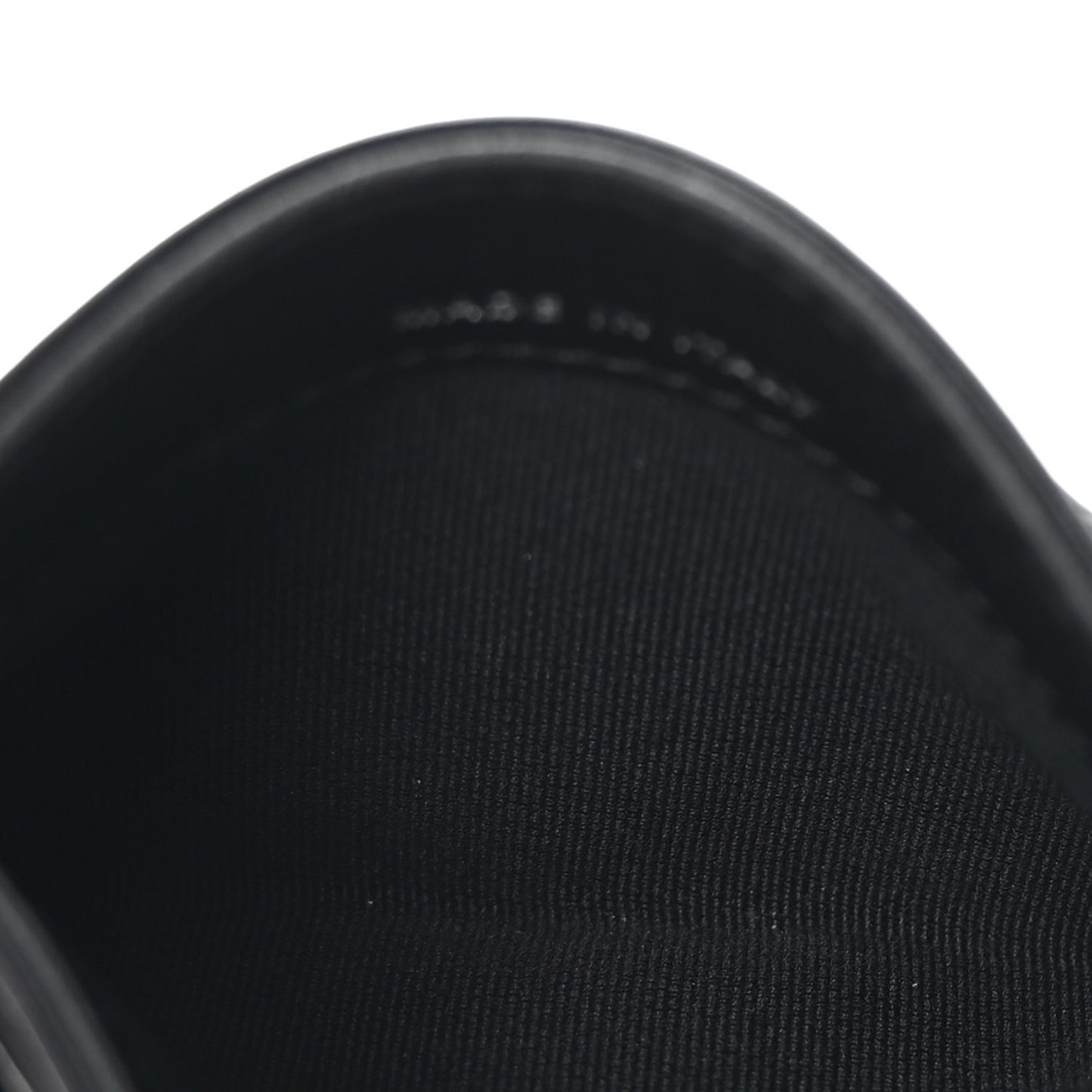 Lambskin Quilted Card Holder So Black