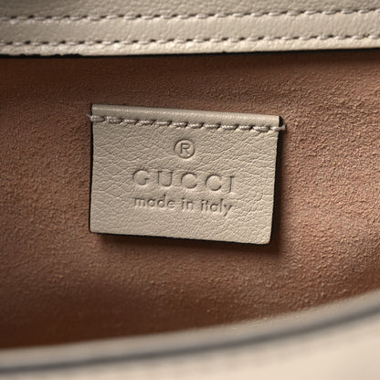 Gucci Wonka Grain Calfskin Mini Diana Tote Bag Mystic White 6 of 13