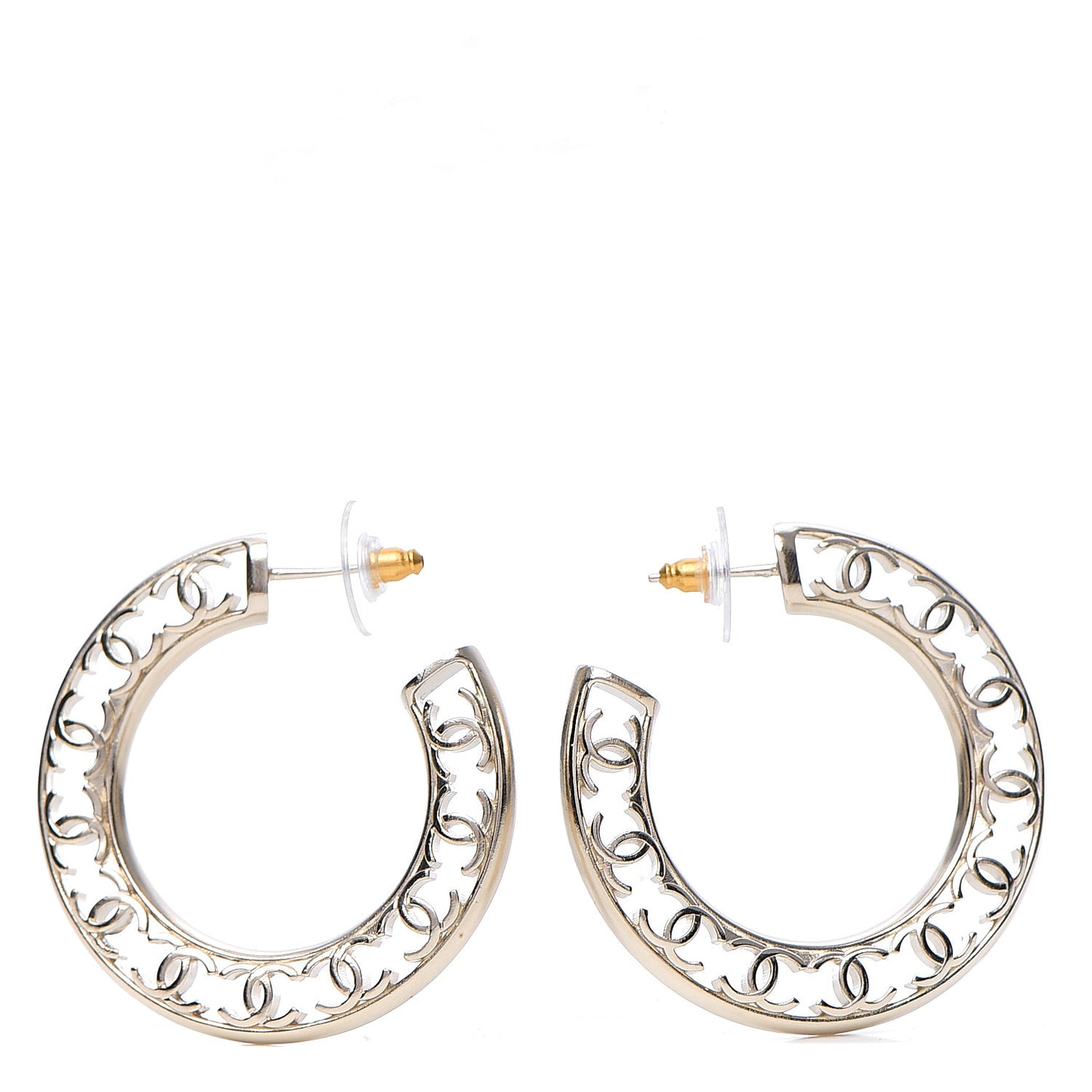 CC Hoop Earrings Gold