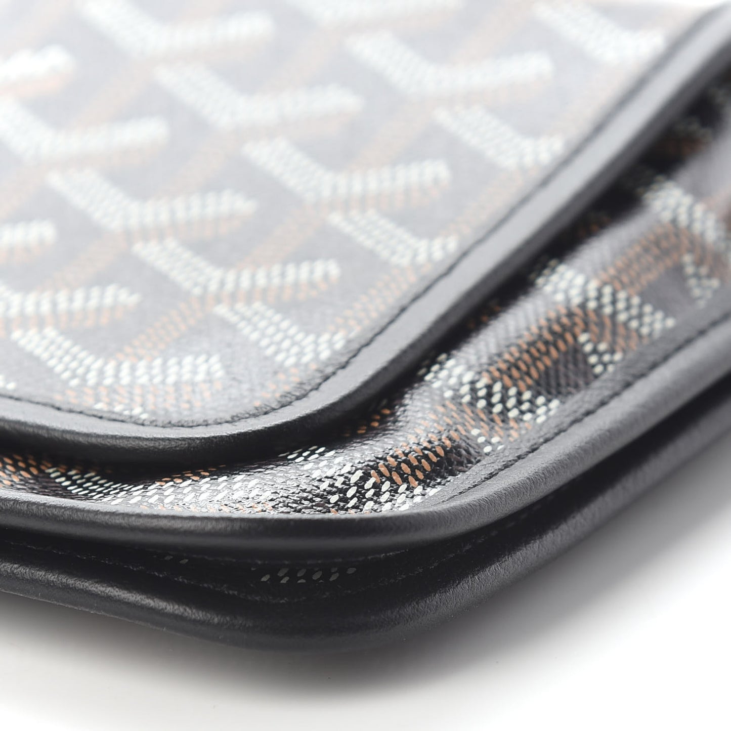 Goyardine Plumet Wallet Clutch Black