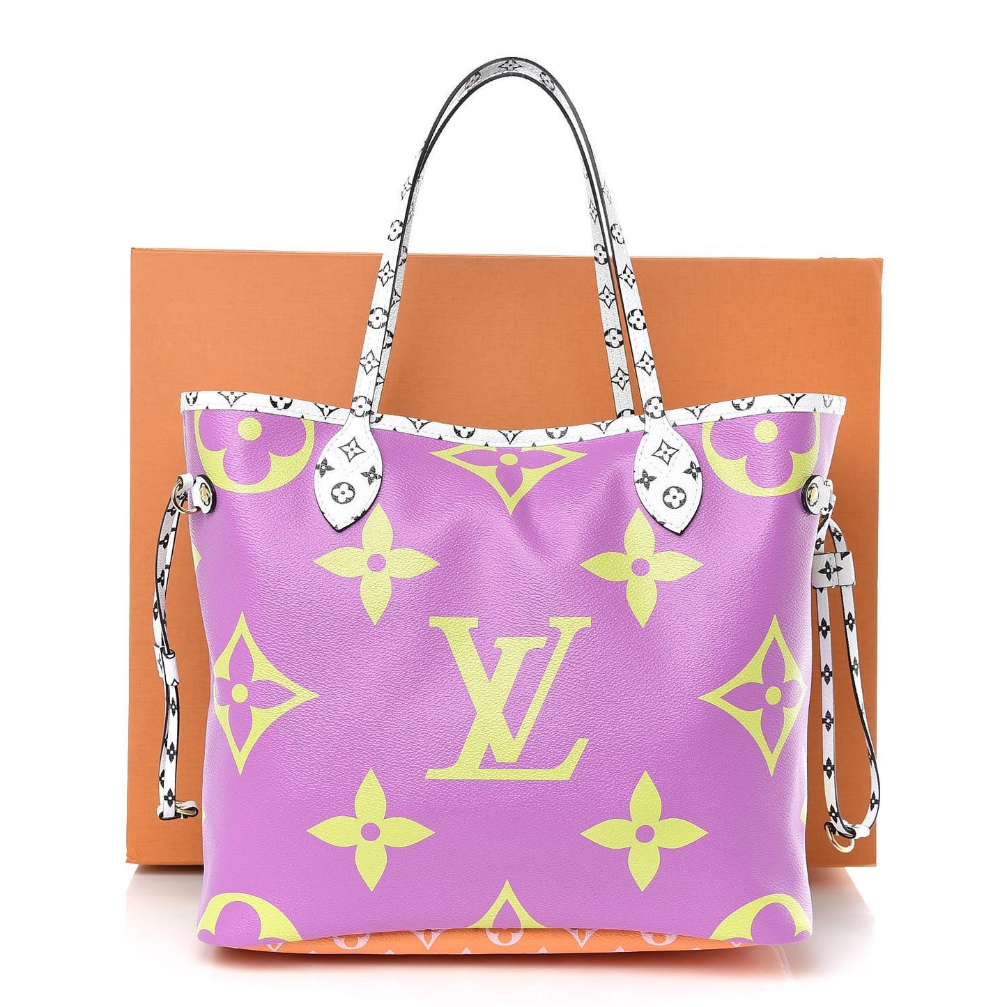 Monogram Giant Neverfull MM Pink Lilac