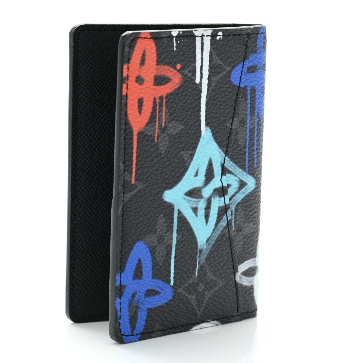 Louis Vuitton Monogram Eclipse Pocket Organizer Multicolor Lights 3 of 6