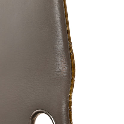 Chanel Striated Patent Quilted Mini Square Flap Beige 12 of 14