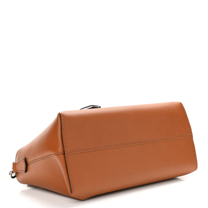 Fendi Vitello King Logo Embossed Medium By The Way Boston Bag Cuoio 4 of 10