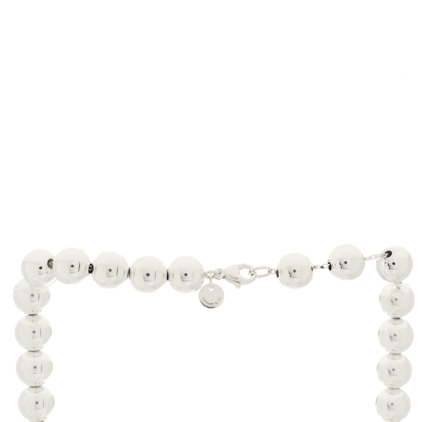 Sterling Silver 10mm Hardwear Ball Necklace 24.5"