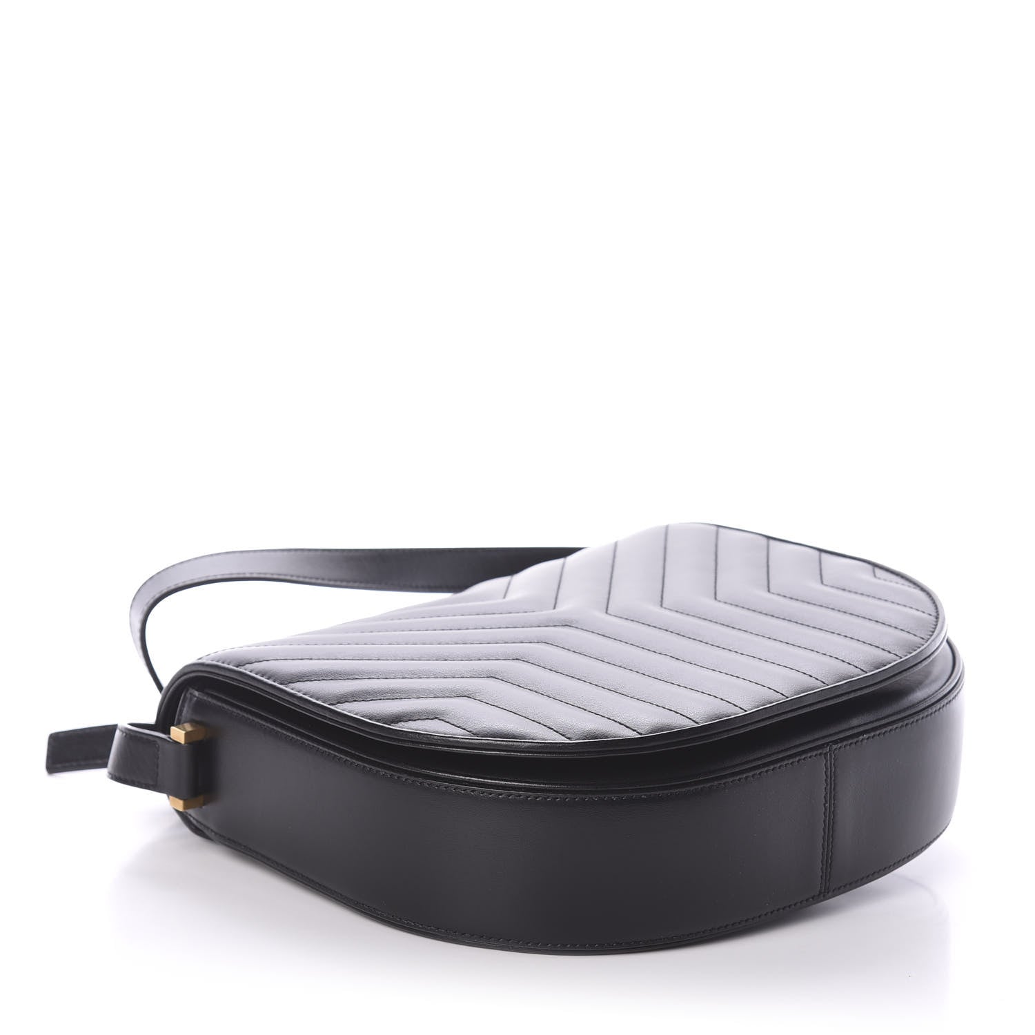 Saint Laurent Calfskin Quilted Y Joan Satchel Black 4 of 9