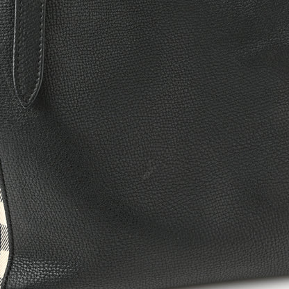 Burberry Grainy Calfskin House Check Small Canterbury Black 13 of 18