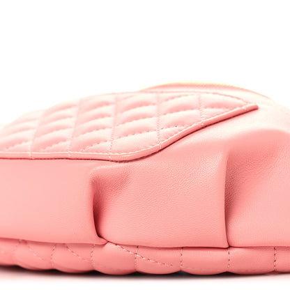 Chanel Lambskin Quilted Bi Waist Bag Fanny Pack Pink 9 of 10