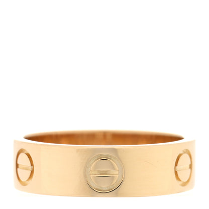 Cartier 18K Yellow Gold 5.5mm LOVE Ring 54 6.75 3 of 5