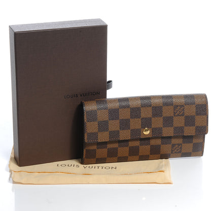 Louis Vuitton Damier Ebene Sarah Wallet 5 of 8